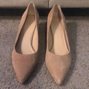 Franco Sarto Suede Heels